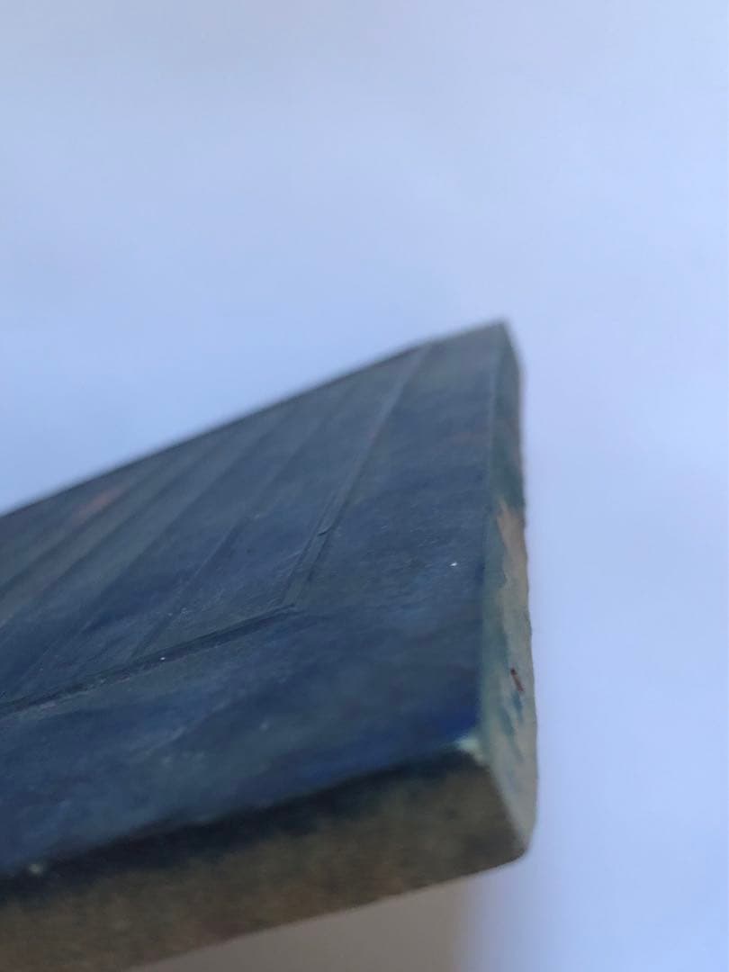 古い原稿用紙の板木