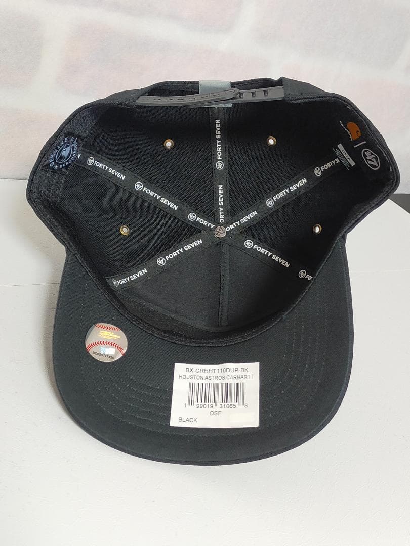 47×カーハート】ヒューストン・アストロズ HICTH オールブラック