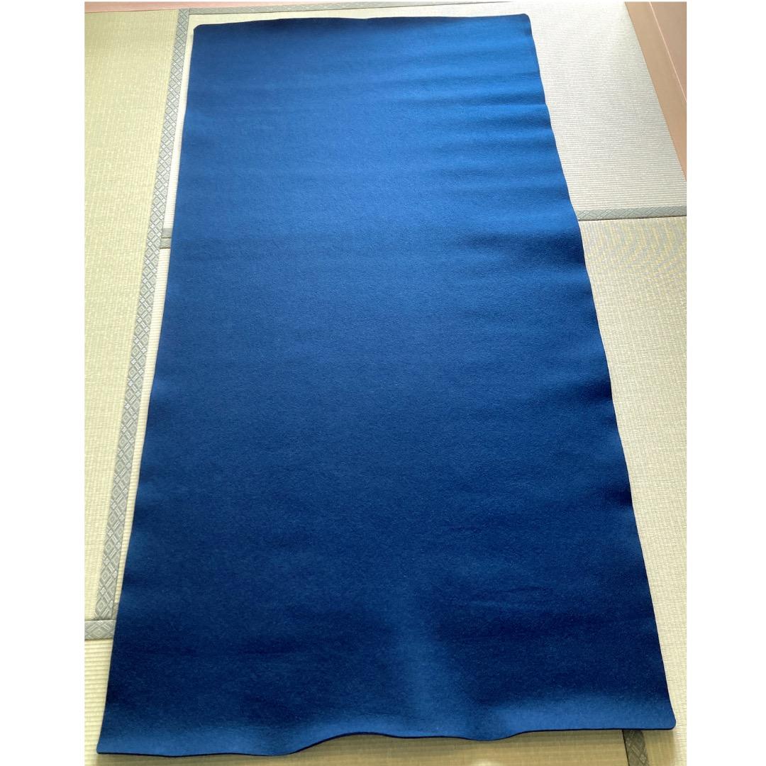日本フエルト工業株式会社】天壇毛氈 紺3本