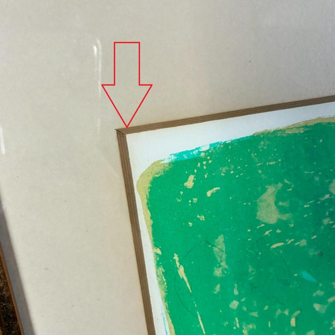 ポール・アイズピリ「パイナップルのある静物」リトグラフ 直筆サイン