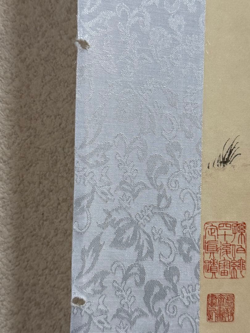 中国 清時代 楊晋 石穀騎牛圖 絹本 原色複製 ◇検故宮