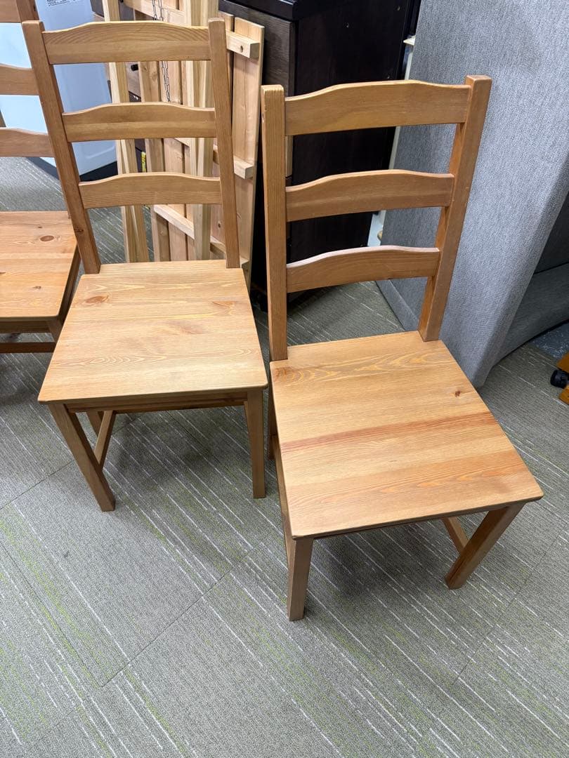 【洗浄消毒作業済】IKEA JOKKMOKK ヨックモック　テーブル＆チェア4脚