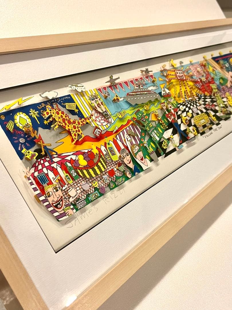 ☆大型作品&極美品☆ジェームスリジィ作 「Follow the Sun」 - メルカリ