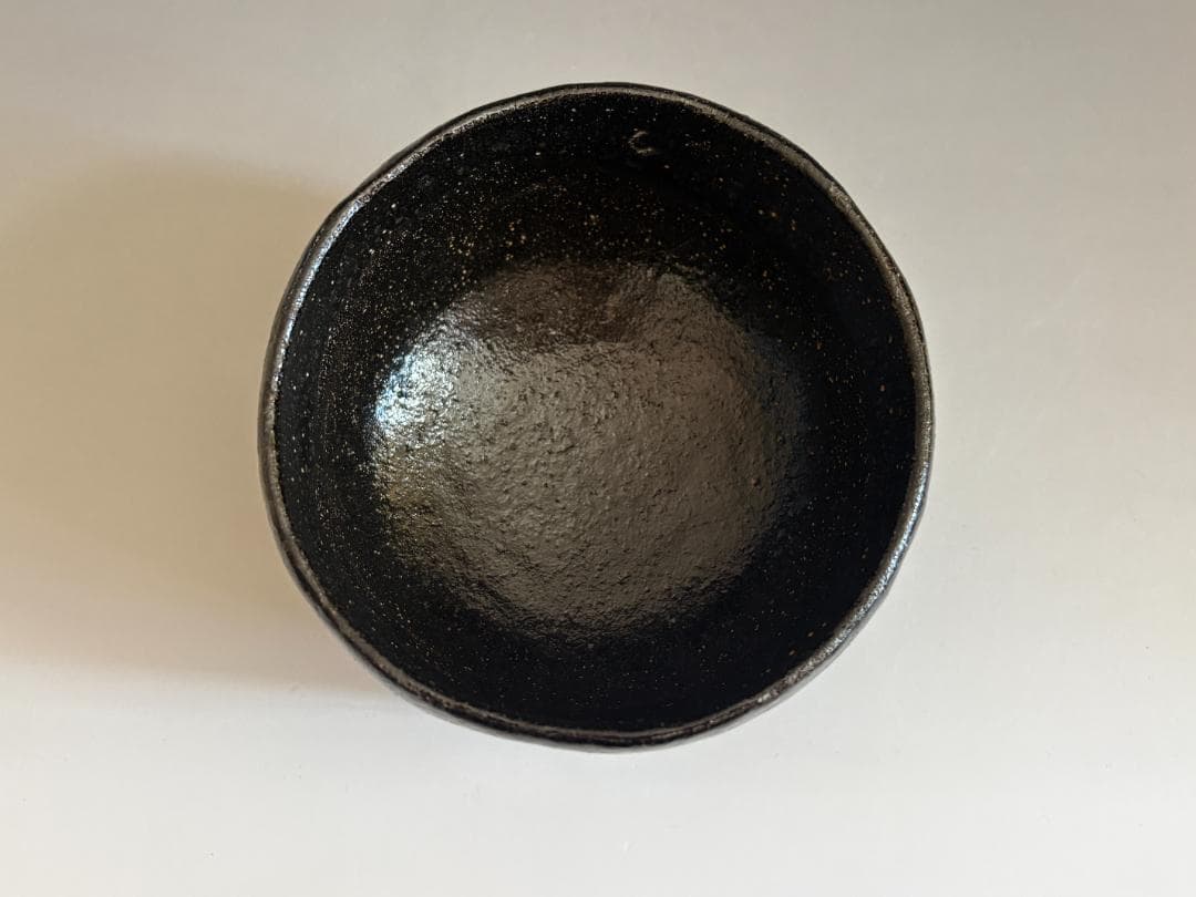 中村道年 黒楽茶碗 堀内宗完 兼中斎書付 銘「蓬莱」 茶道具 表