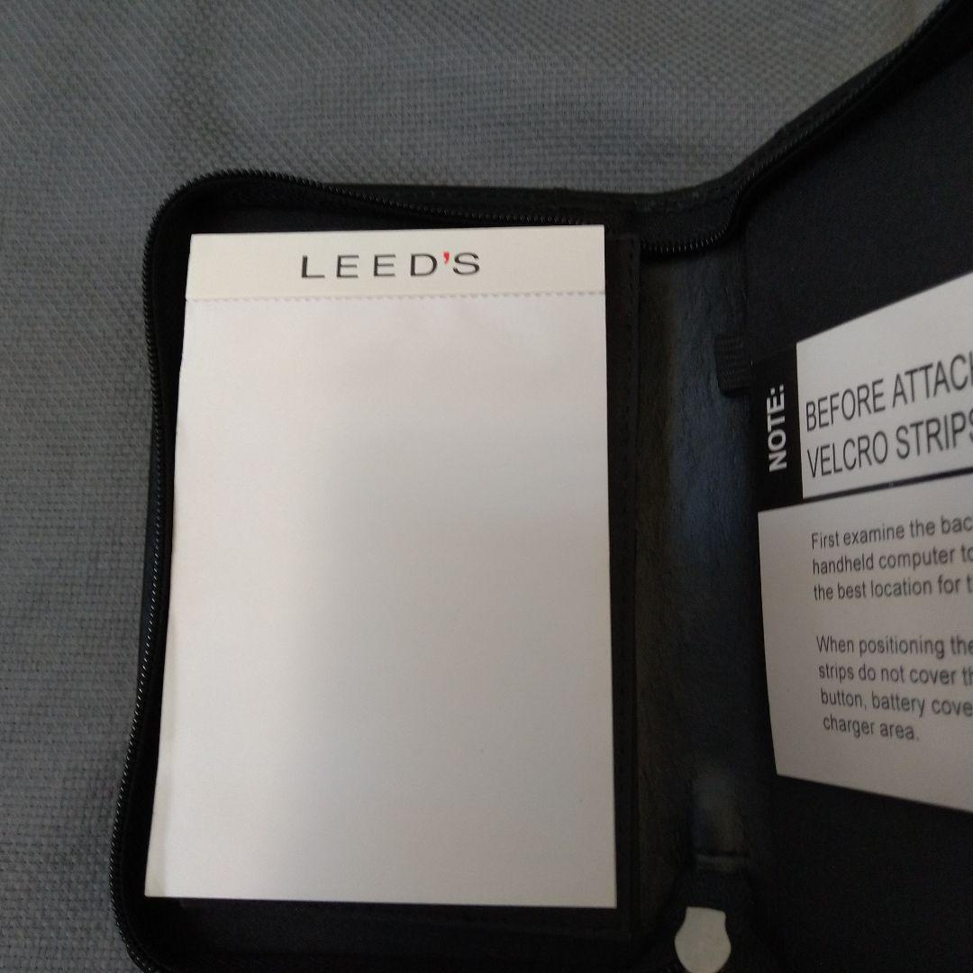 LEED´S 黒色レザー メモ帳 CRITIC LOGIC