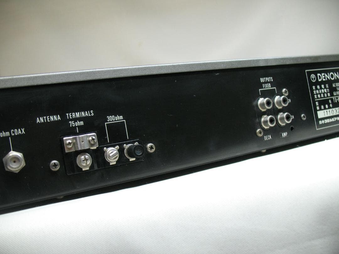 デノン☆DENON TU-900 FM専用高級チューナー☆中古