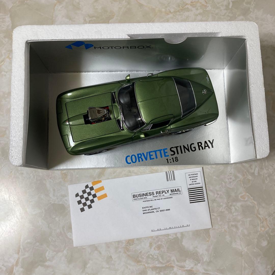 MOTOR BOX CORVETTE STINGRAY 1/18 京商　超レア