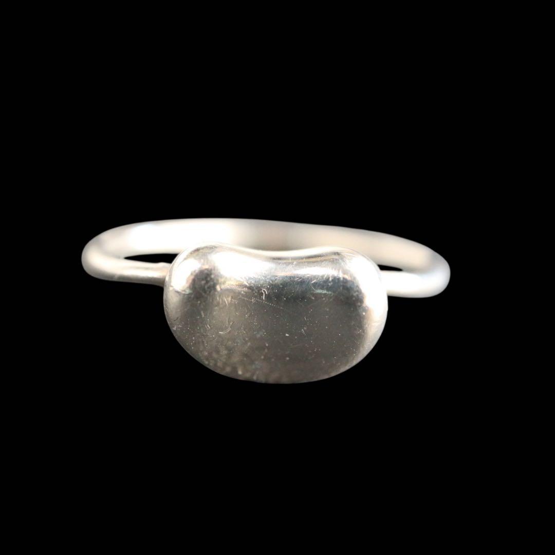 袋箱有り✨美品✨約12.5号ティファニー ビーンリングシルバー 925