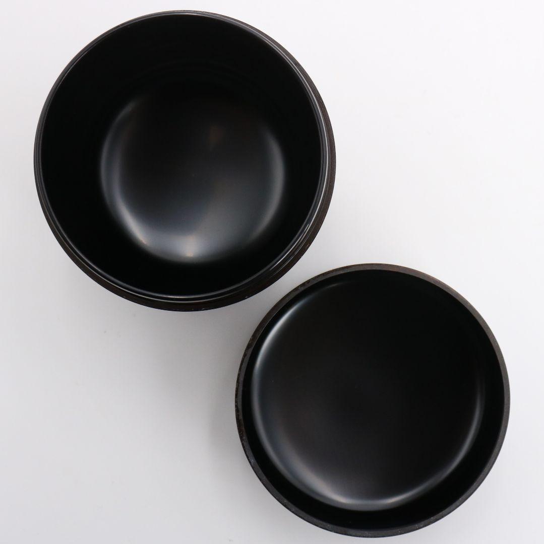 藤野松香作 波源氏車蒔絵 中棗 螺鈿細工 茶道具 共箱共布 V823