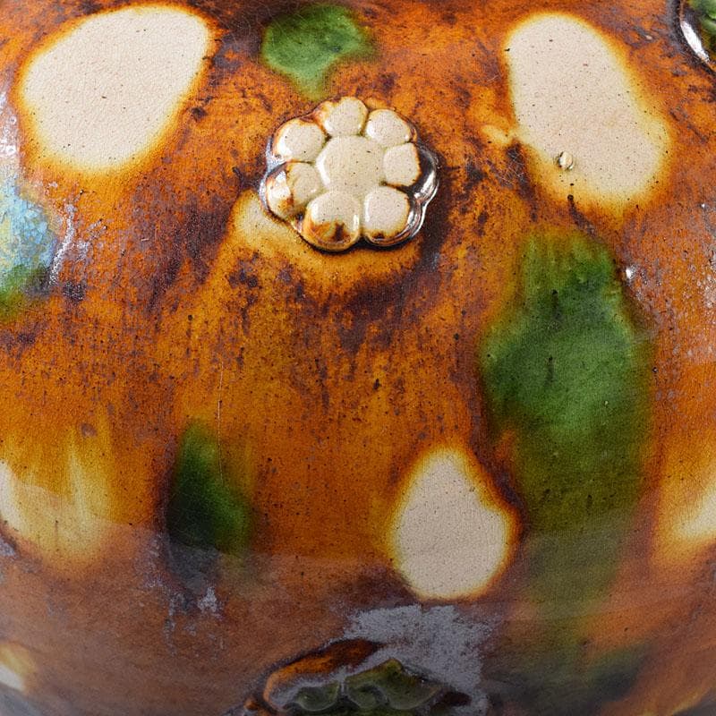 中国 唐三彩 丸壺 C R8655H