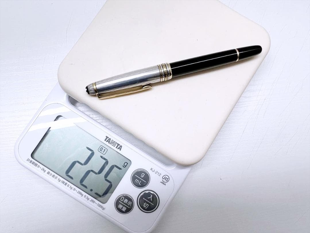 ジャンク扱いモンブランソリテールデゥエ万年筆925ペン先不明