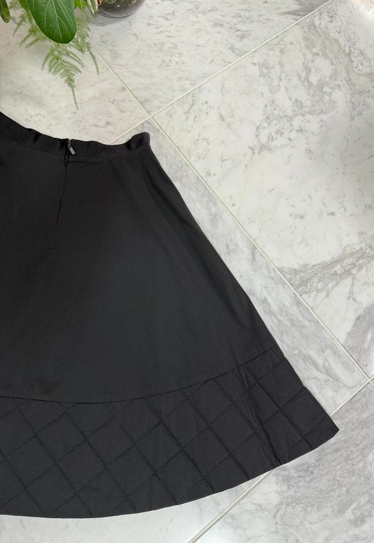 未使用★FOXEYフォクシー スカート アークティック 中綿 キルティング38