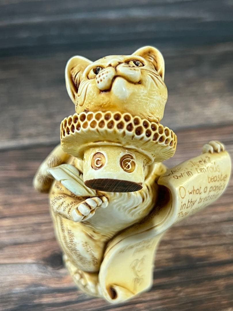 Poet's Party デビッド・ローレンス 置物 オブジェ 猫 鼠 タイガー