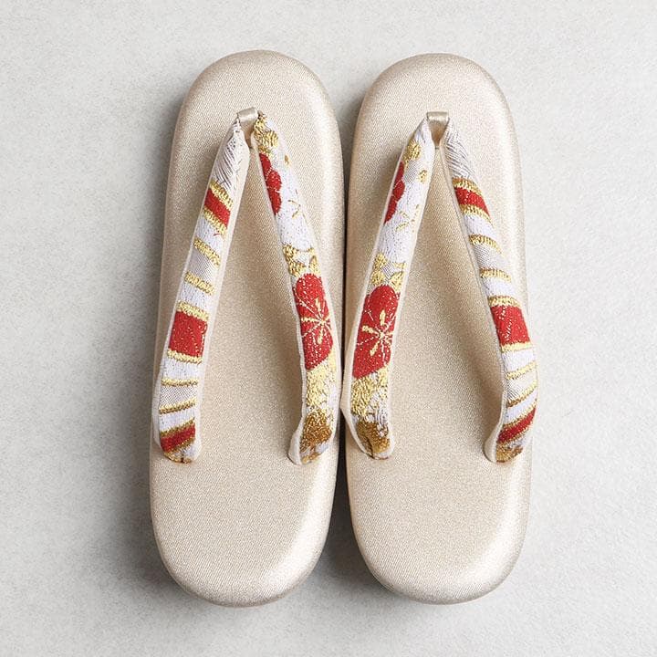 【新品】沙織謹製 草履バッグセット 24cm 古典柄 帯地 　03020