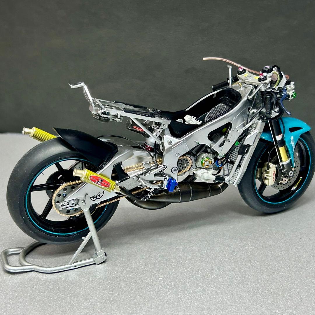 1/12 ハセガワ ホンダRS250RW 2008 #48プラモデル 完成品