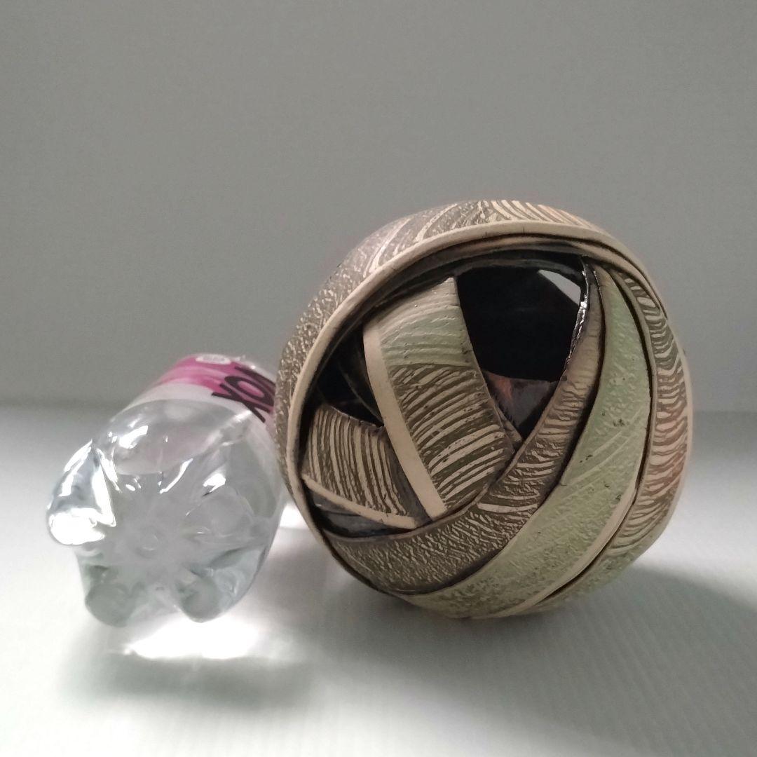 陶芸家 アーグネス・フス 「無限」 花器 フラワーベース 陶器 アート