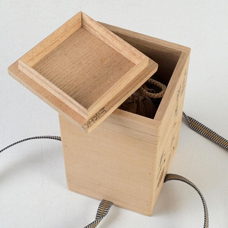 茶道具 松本鉄山作 大名物 鎗の鞘写 茶入 仕覆付 共箱