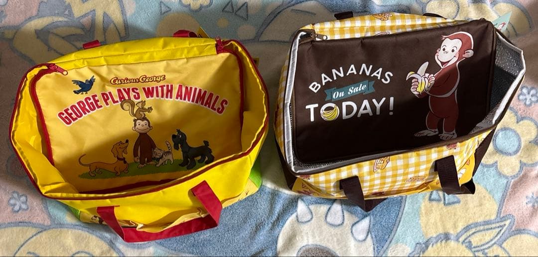 おさるのジョージ ぬいぐるみ マスコット バッグ フィギュア セット