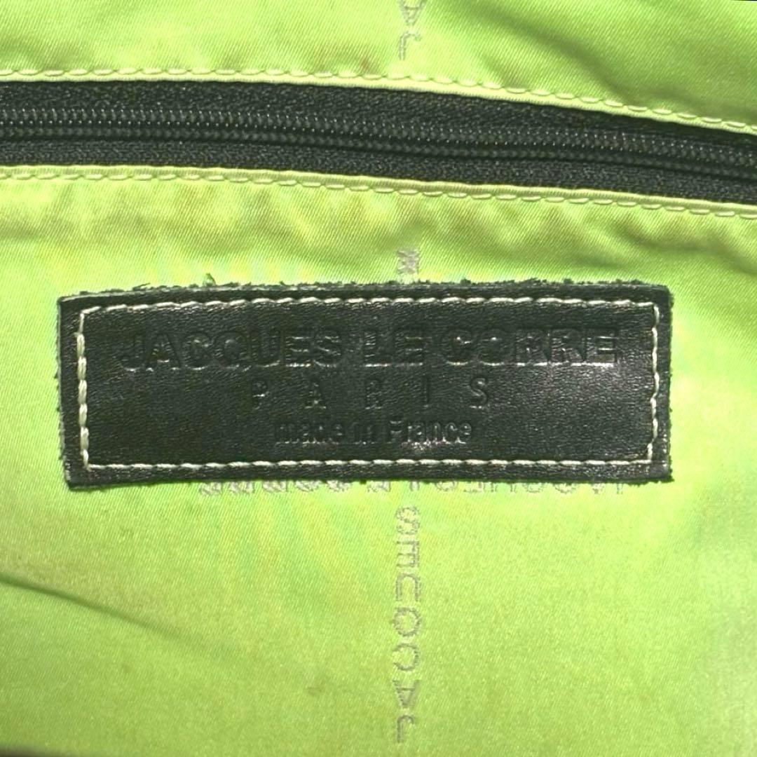 ジャックルコー　リスボン　ボストンバッグ　レザー　ブラック　A4収納可　保護袋