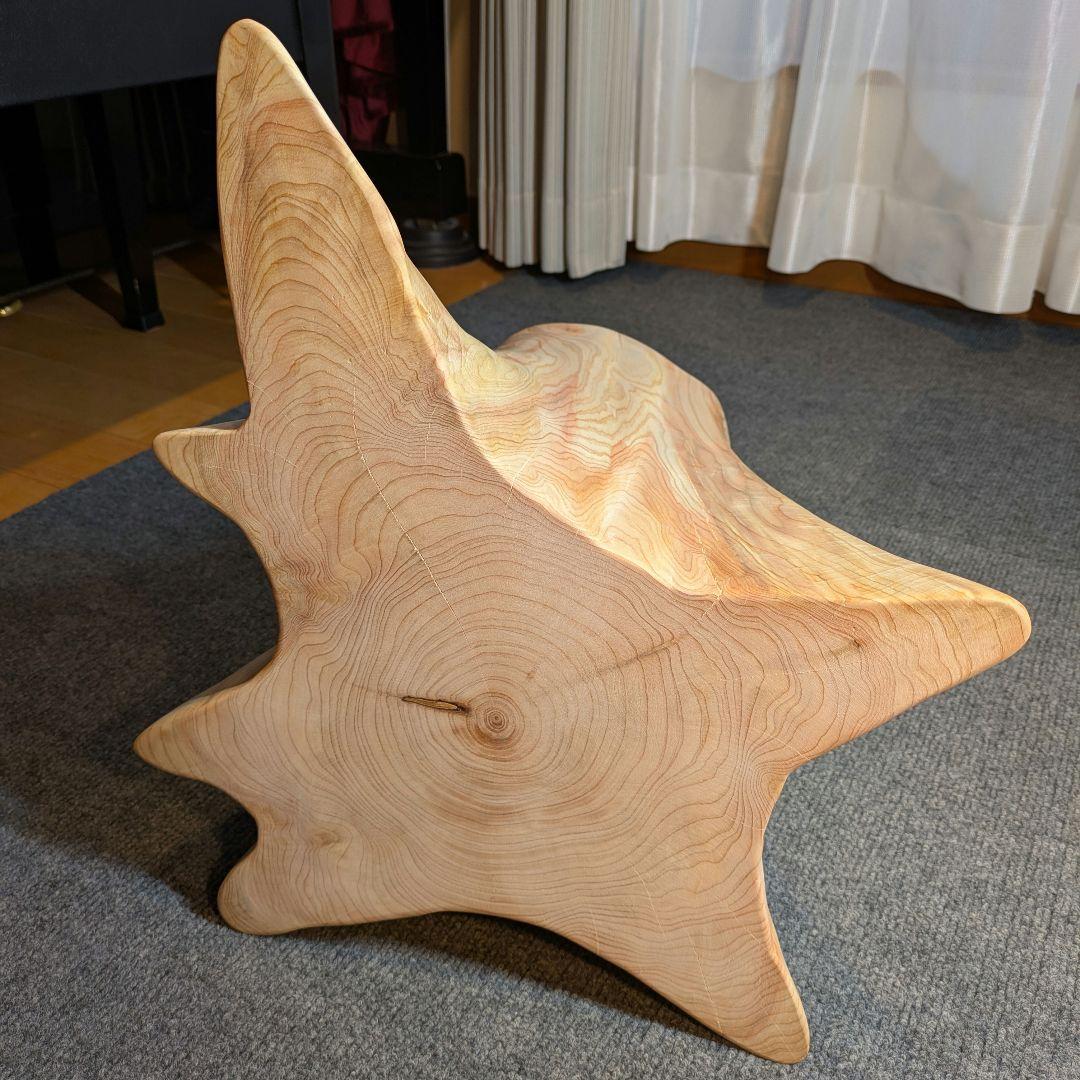 Ai　　檜　切り株　丸太　椅子　スツール　 高さ約32㎝