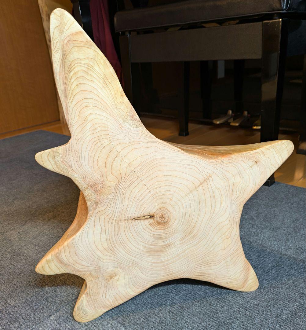 Ai　　檜　切り株　丸太　椅子　スツール　 高さ約32㎝