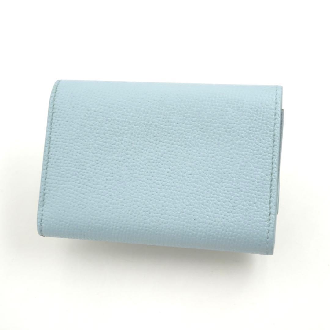 ✨新品未使用✨　LOEWE ミニ財布　バーティカルウォレット　アナグラム　水色
