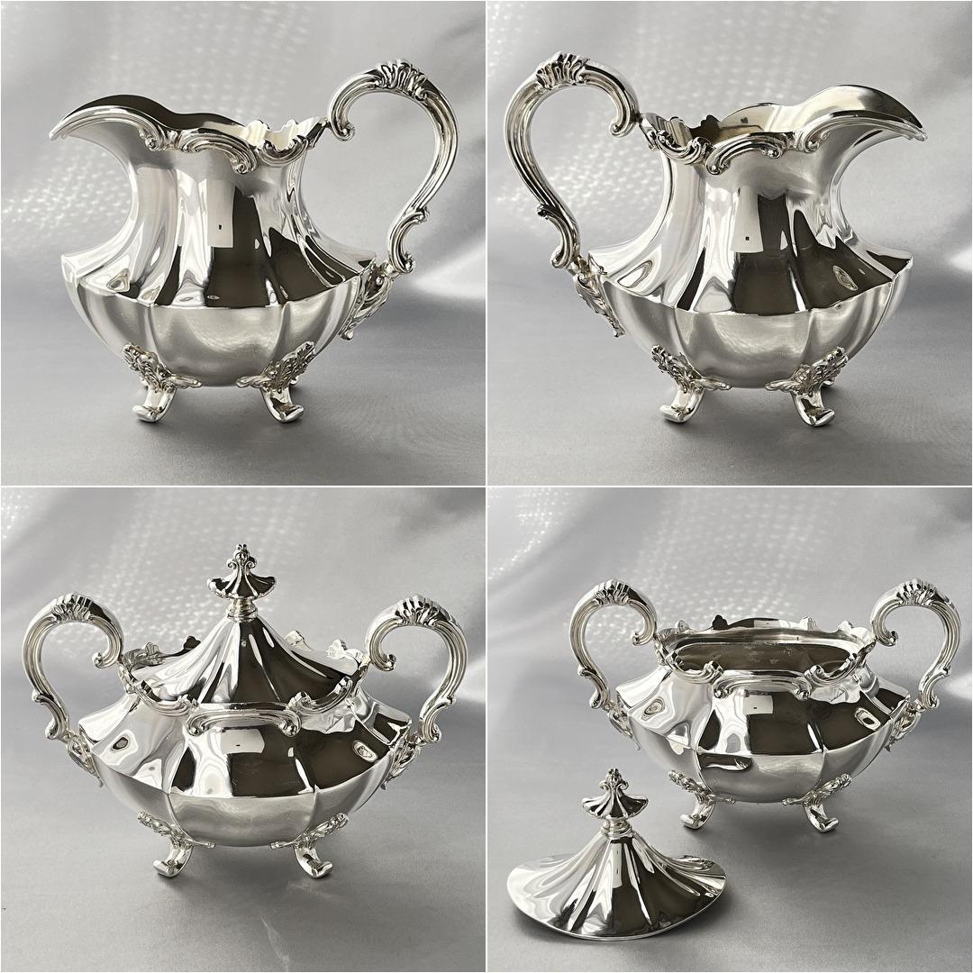 Reed & Barton】Victorian ティーサービス 4点 優美！！