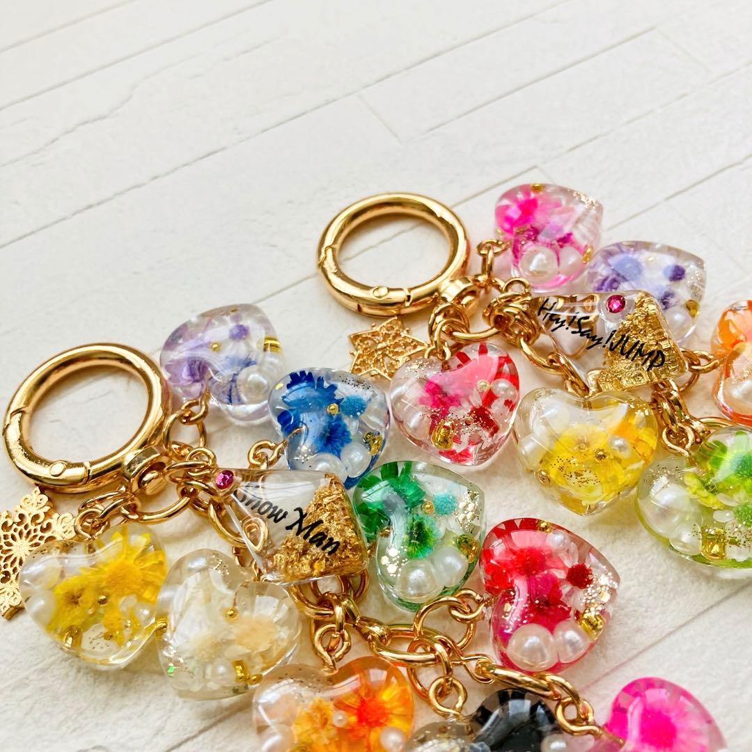 ひなページ　名入れチャーム　レジンキーホルダー　23点