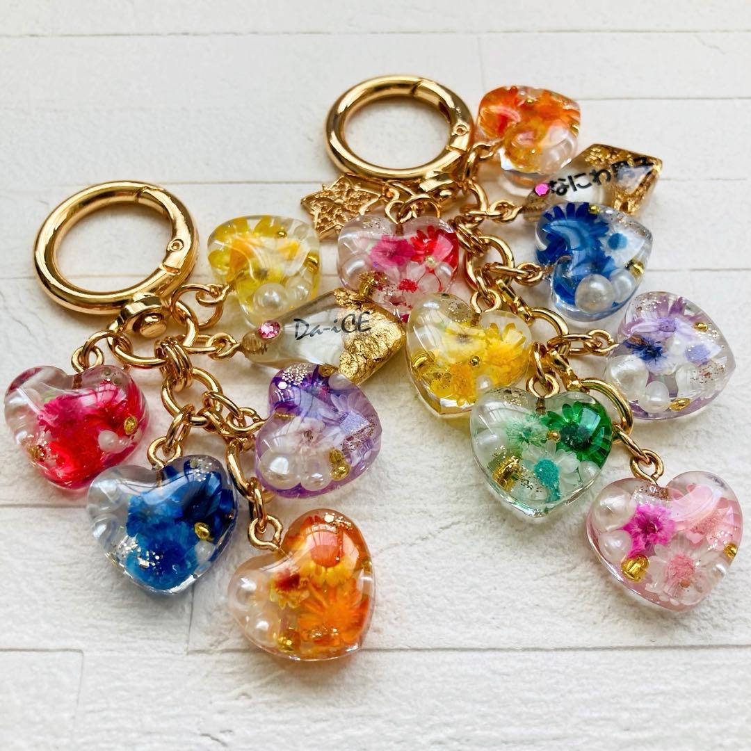 ひなページ　名入れチャーム　レジンキーホルダー　23点