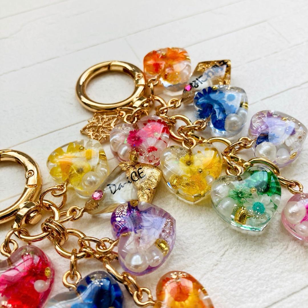 ひなページ　名入れチャーム　レジンキーホルダー　23点