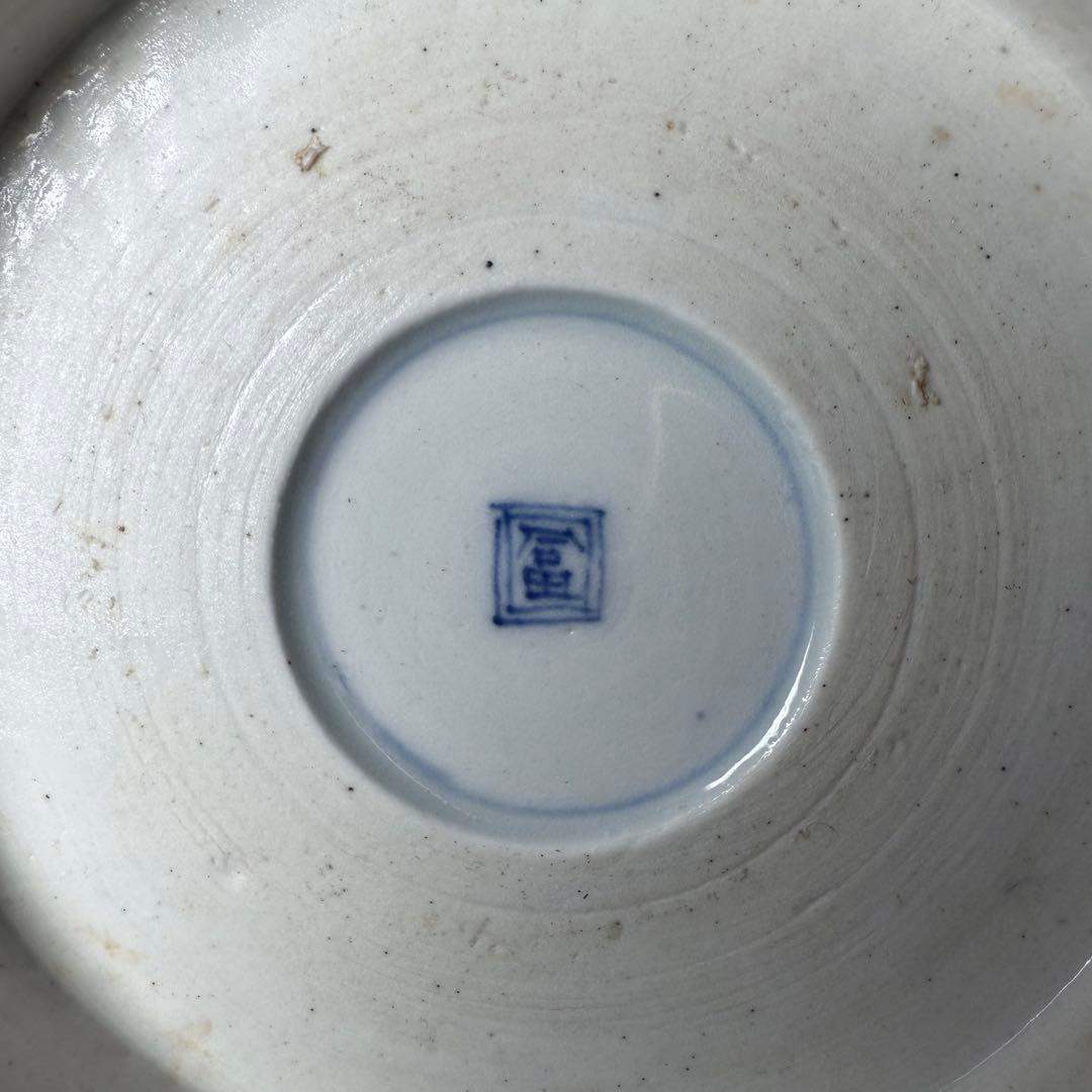 専用出品 幕末〜明治期 金蘭手 膾皿 五客 松竹梅 鶴 扇子 角冨印 上物