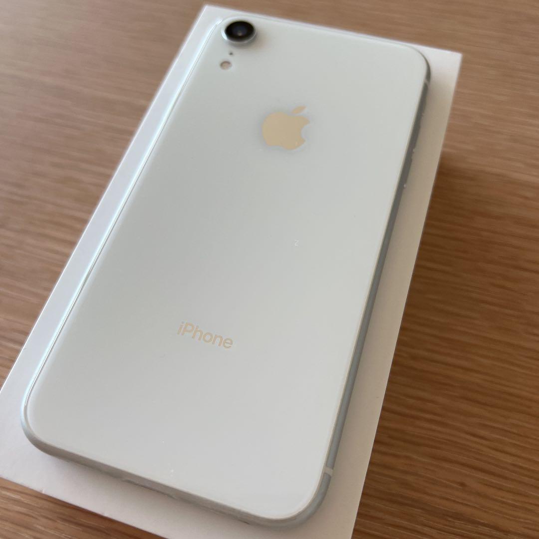 即購入◎ iPhoneXR SIMフリー 64GB White 本体のみ クリアランス