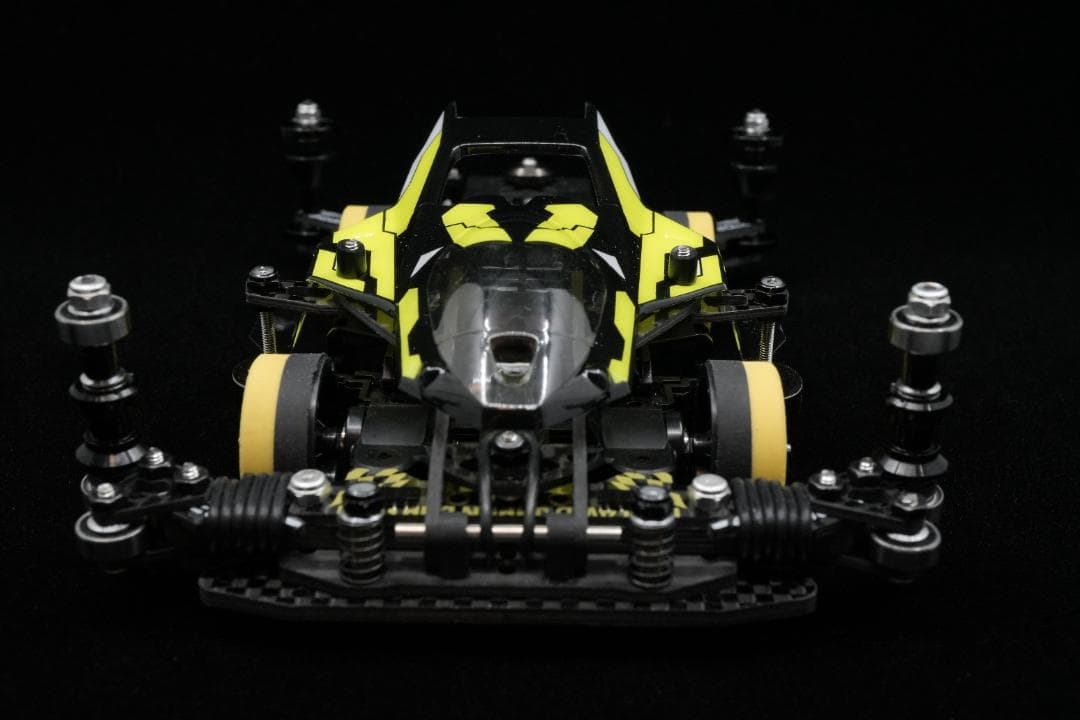 ミニ四駆 MSフレキ 完成マシン 蛍光機甲Ver. 海外優勝仕様 - メルカリ