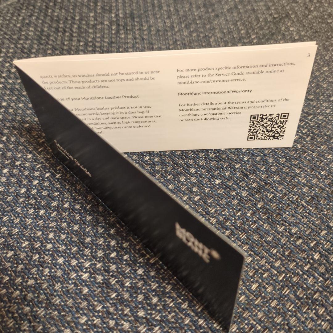 新品未使用品 MONTBLANC モンブラン ラウンドジップ ペンケース