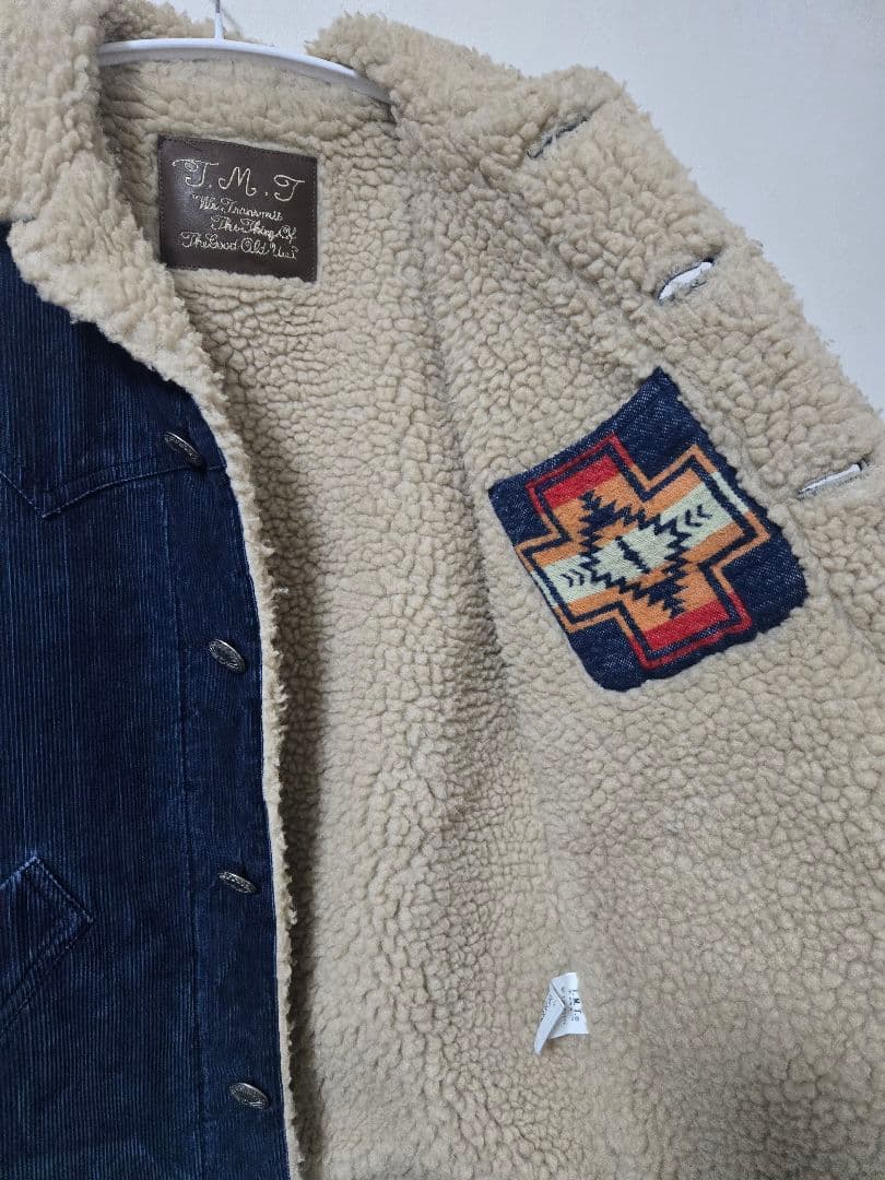 TMT (ティーエムティー) のヴィンテージ・スラブコーデュロイボアランチコート