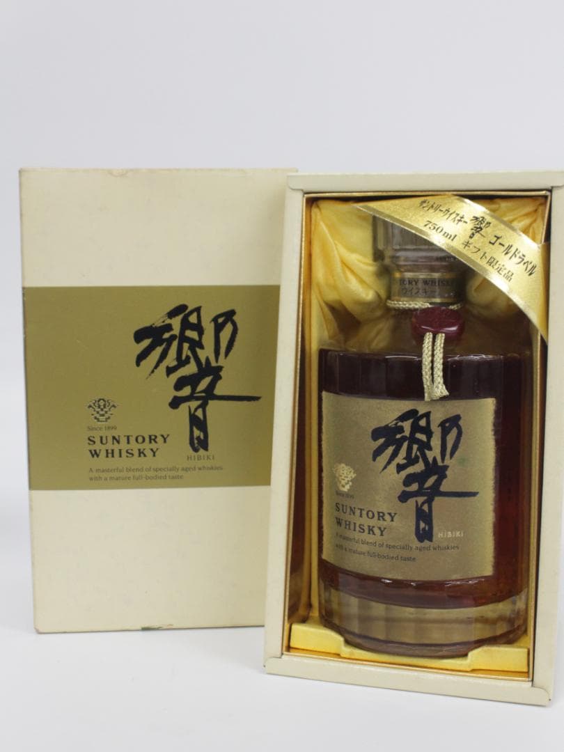 △未開栓 響 両面 ゴールドラベル 古酒 ギフト限定 750ml 43％ - メルカリ