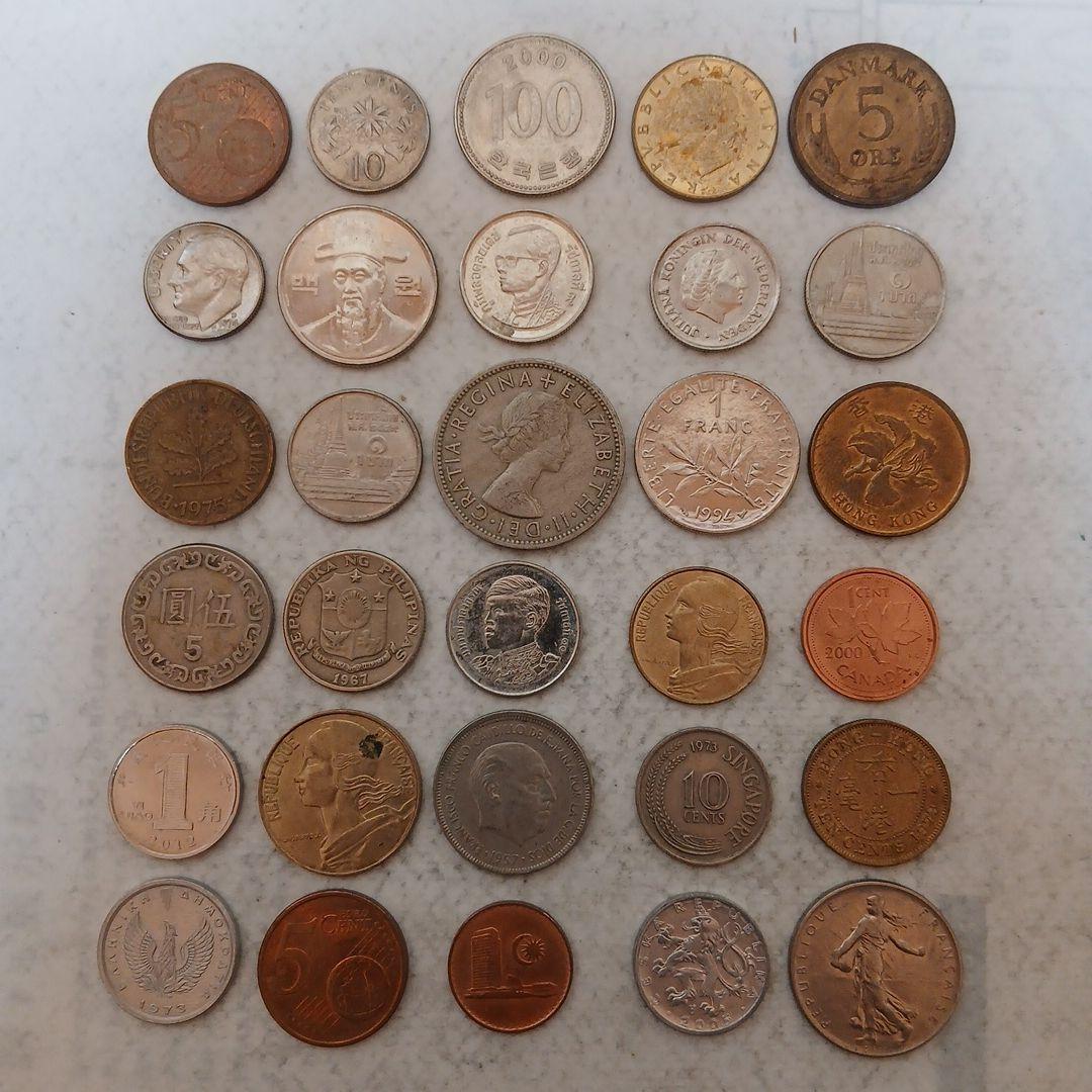 まとめ売り 古銭硬貨海外コレクション30枚セット 259 - メルカリ