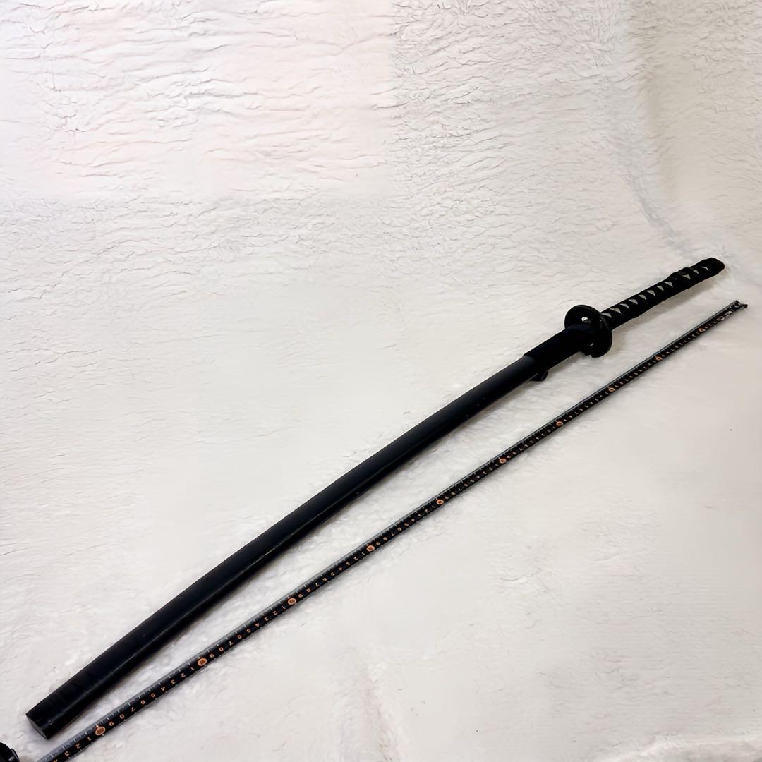 希少日本刀 黒い鞘 模造刀 アンティーク レトロ 昭和レトロ 鬼滅 日輪刀