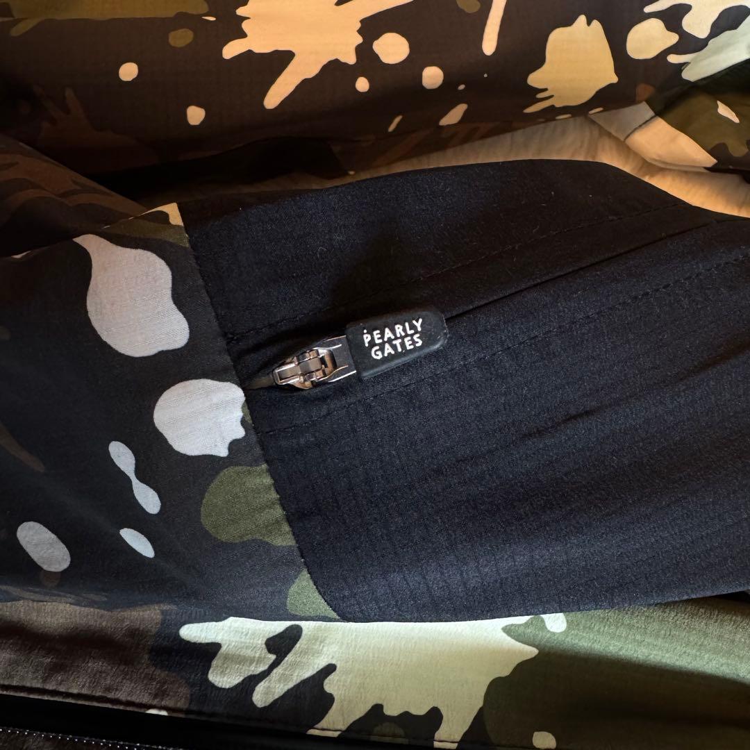 パーリーゲイツ　ゴルフウェア　カモフラ　4way　バッグロゴ