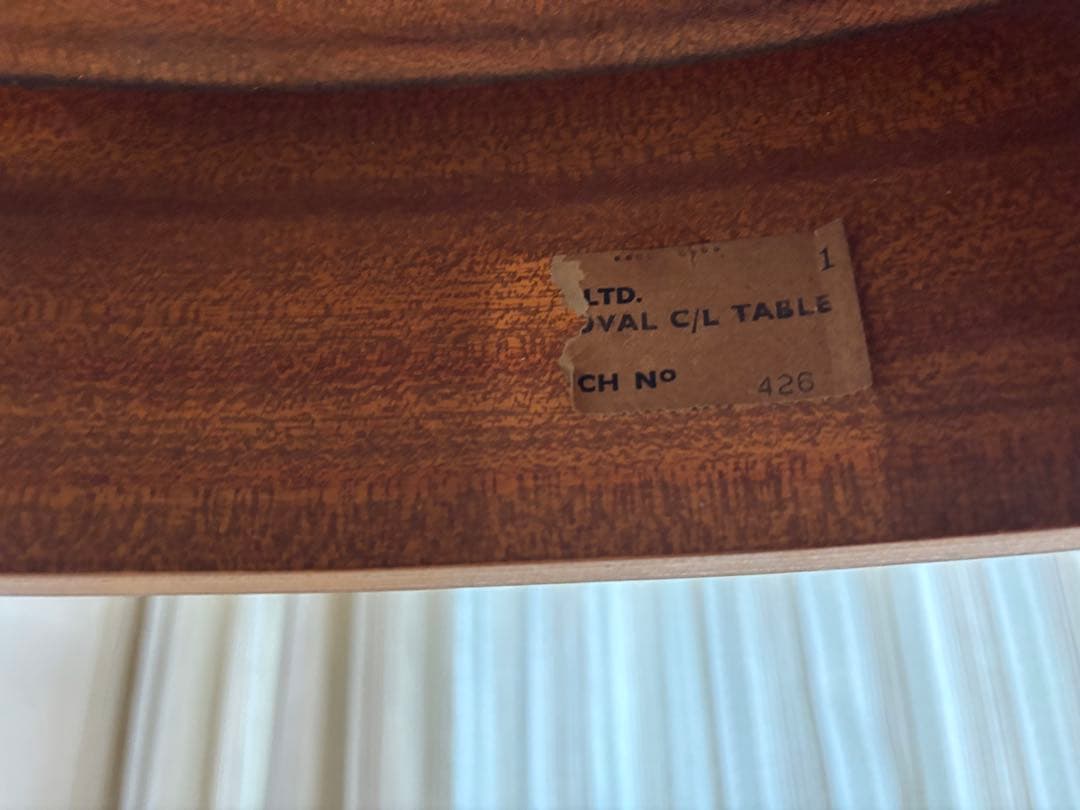 S.F.LTD/ストーンヒルファニチャー　オーバルエクステンションテーブル