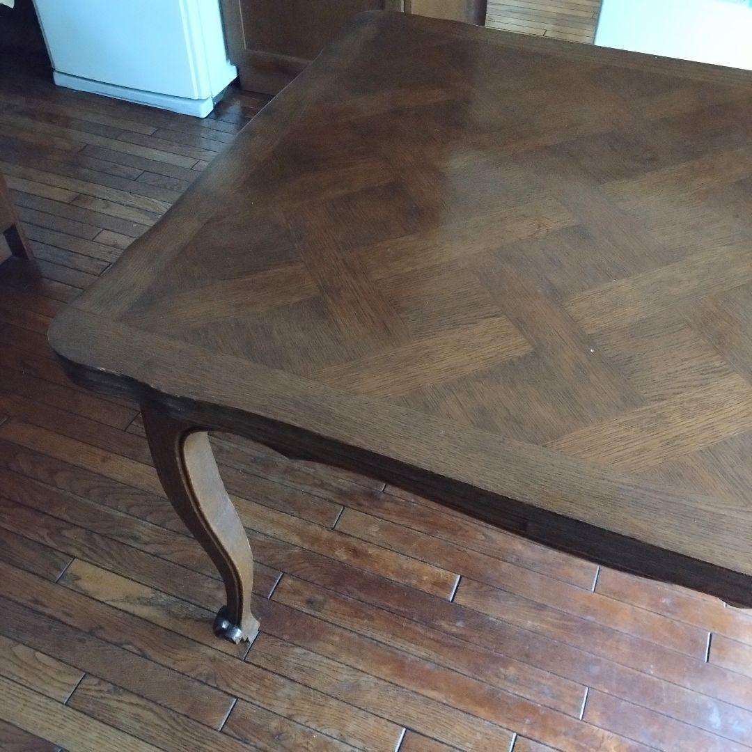 わかば様お取り引き品　 アンティーク　伸長式テーブル　エクステンションテーブル