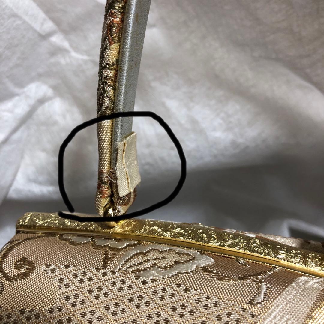 紗織　草履バッグセットゴールド　Mサイズ