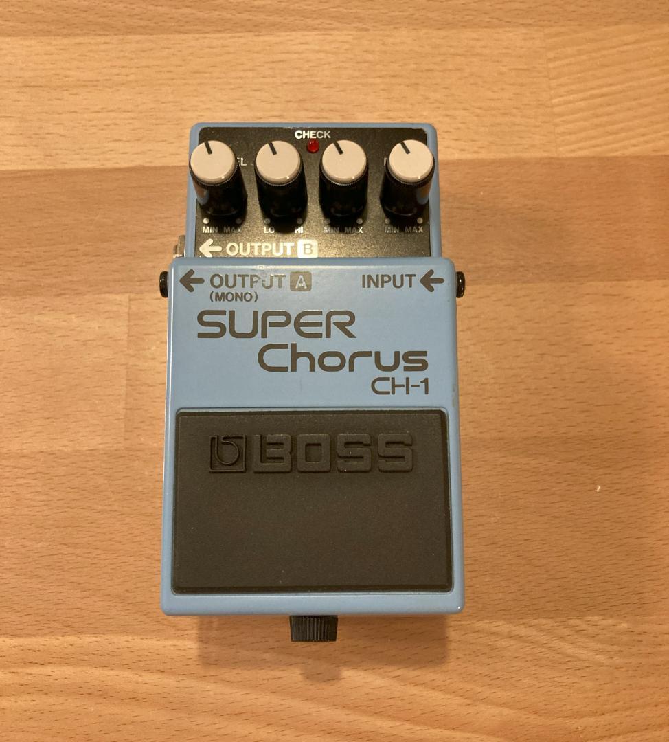 Bunny Super Grede SG　と　Boss　CH-1