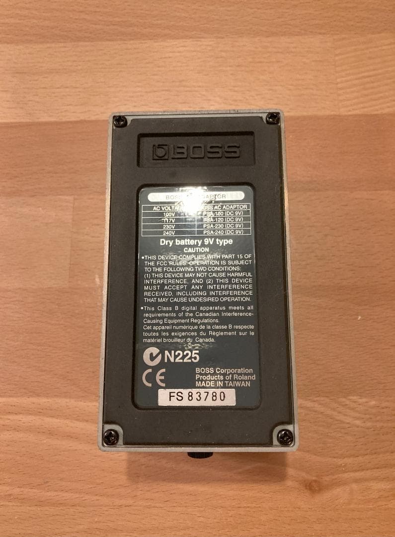 Bunny Super Grede SG　と　Boss　CH-1