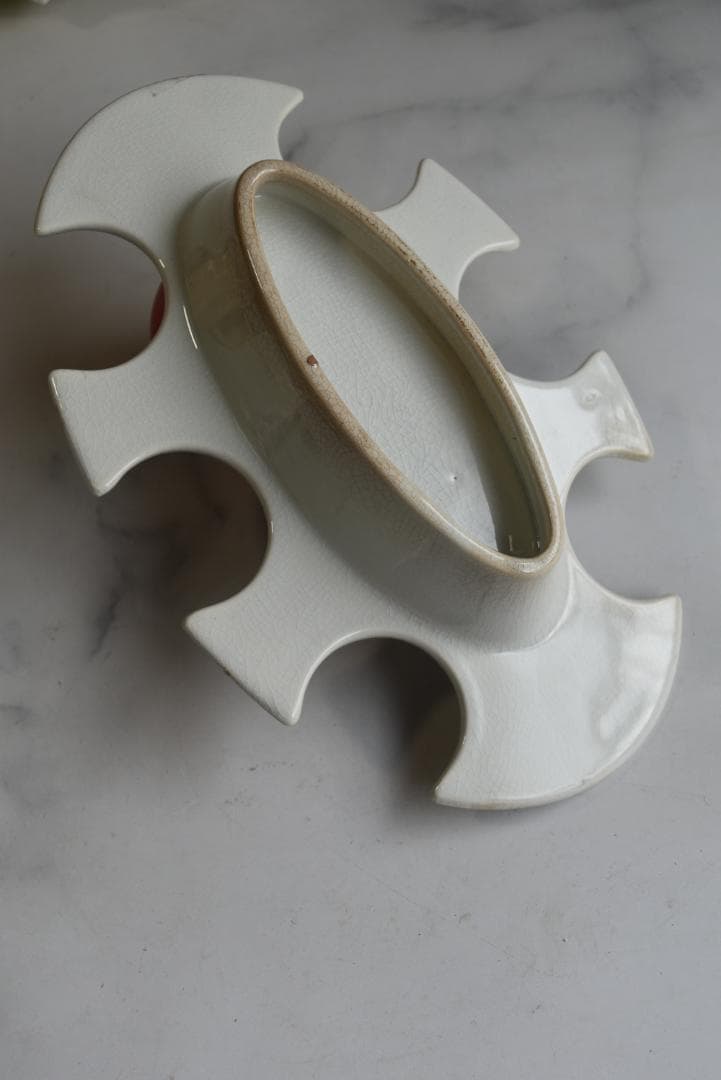 珍品 フランス19世紀 白釉 卵の器 美品 古道具坂田