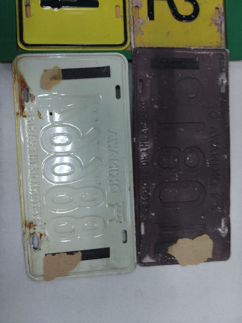 ♠️1960年代　ナンバープレート《本土復帰前》KT＊A♠️