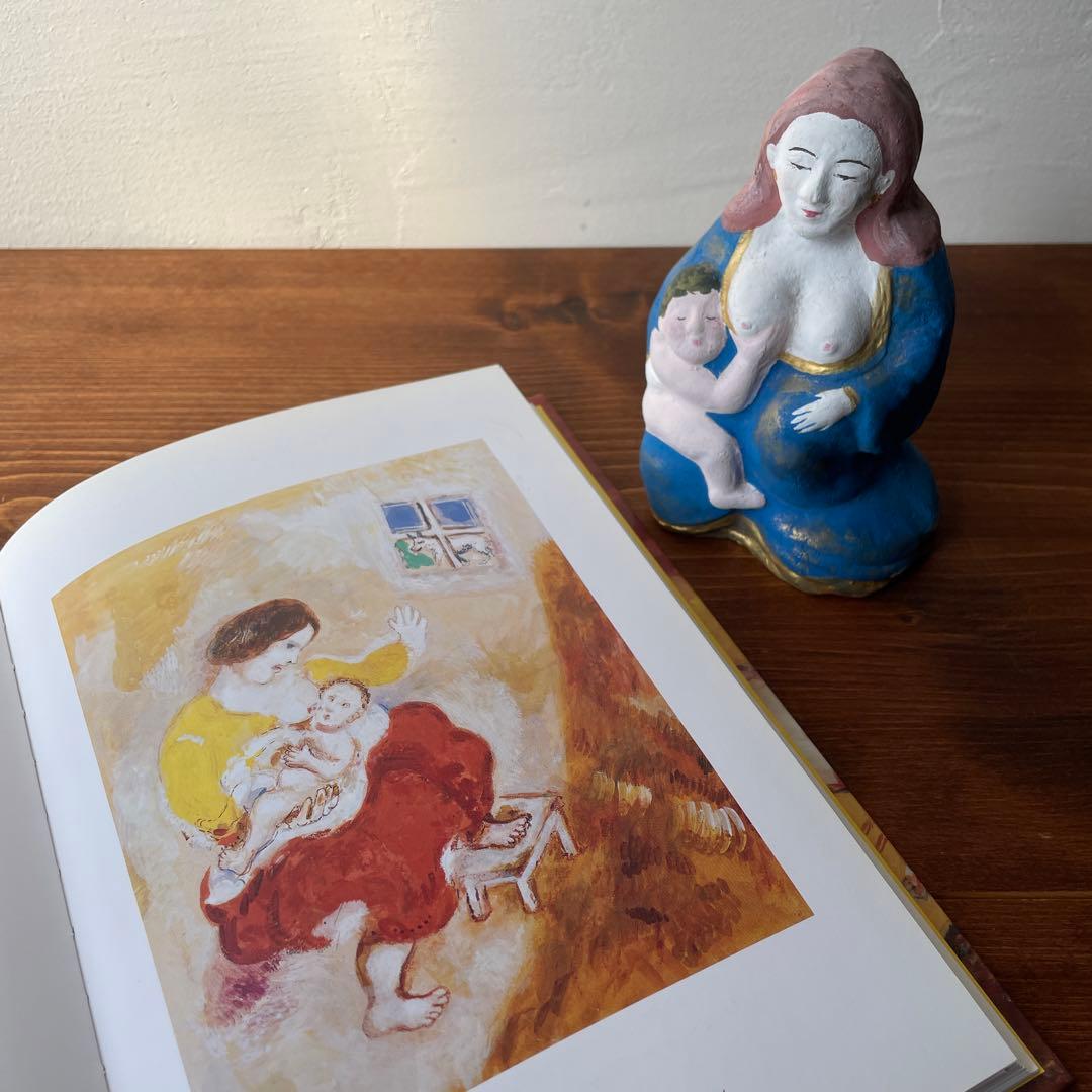 天草土人形 隠れキリシタン 聖母子像 郷土玩具 マリア像 - メルカリ