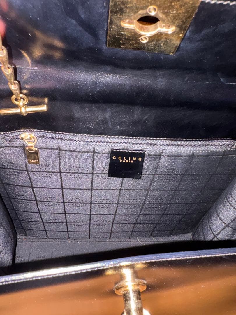 CELINE セリーヌ　ガンチーニ　ハンドバッグ　ヴィンテージ　オールドセリーヌ