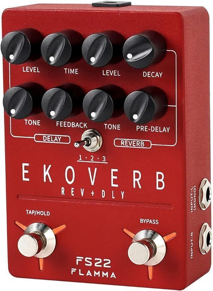 新品未使用　FLAMMA FS22 EKOVERB Amazon.com: FLAMMA FS22 Stereo Delay & Reverb Combo Effects Pedal