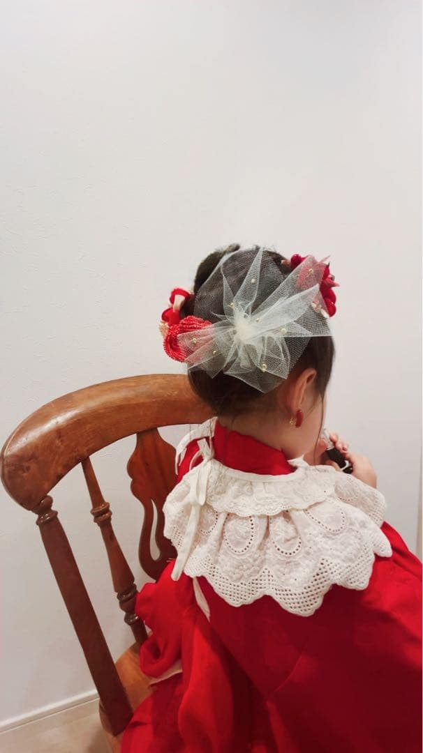 r*︎様 七五三　七五三髪飾り　ヘッドドレス　着物髪飾り　リメイク髪飾り　059